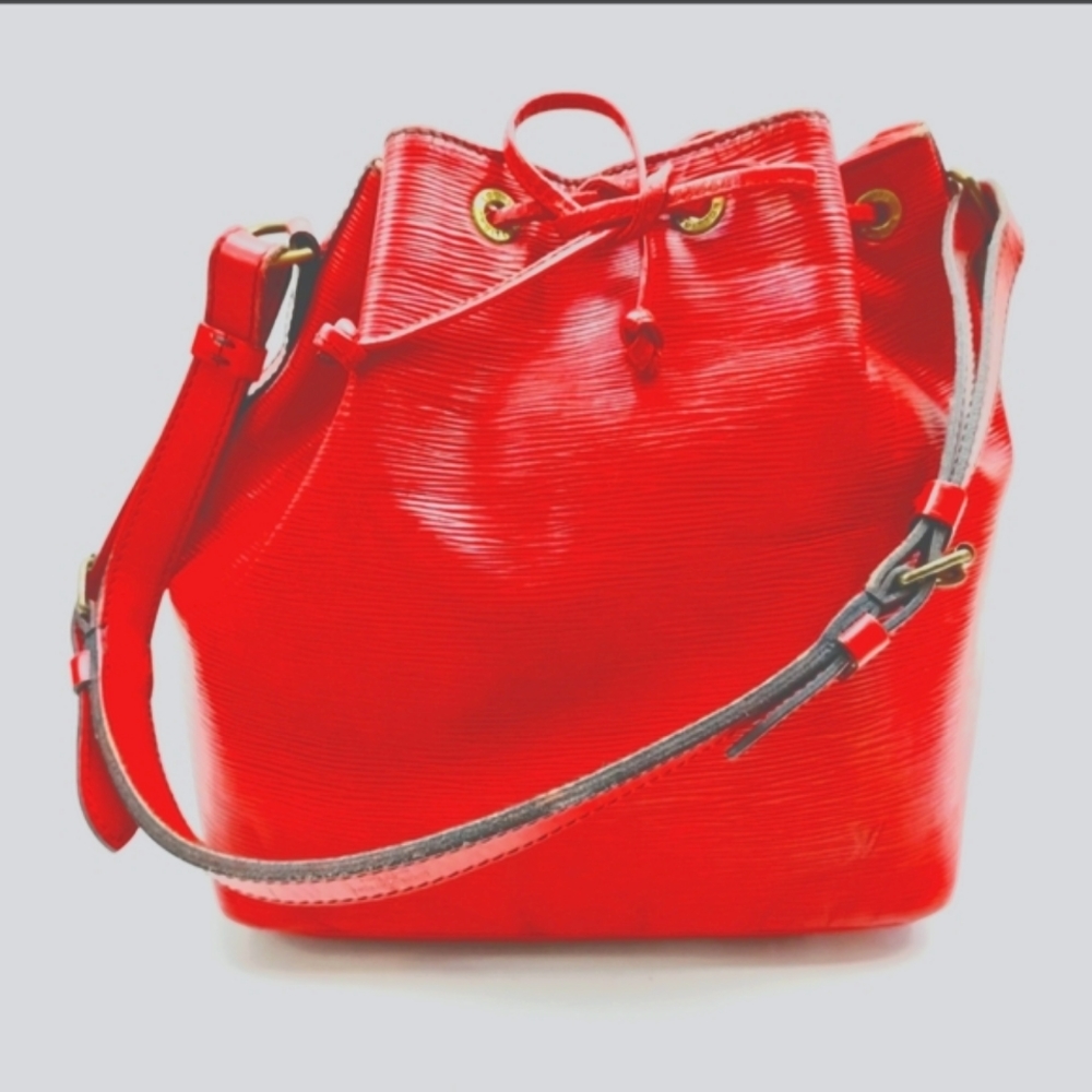 Louis Vuitton Shoulder Bag Epi Red